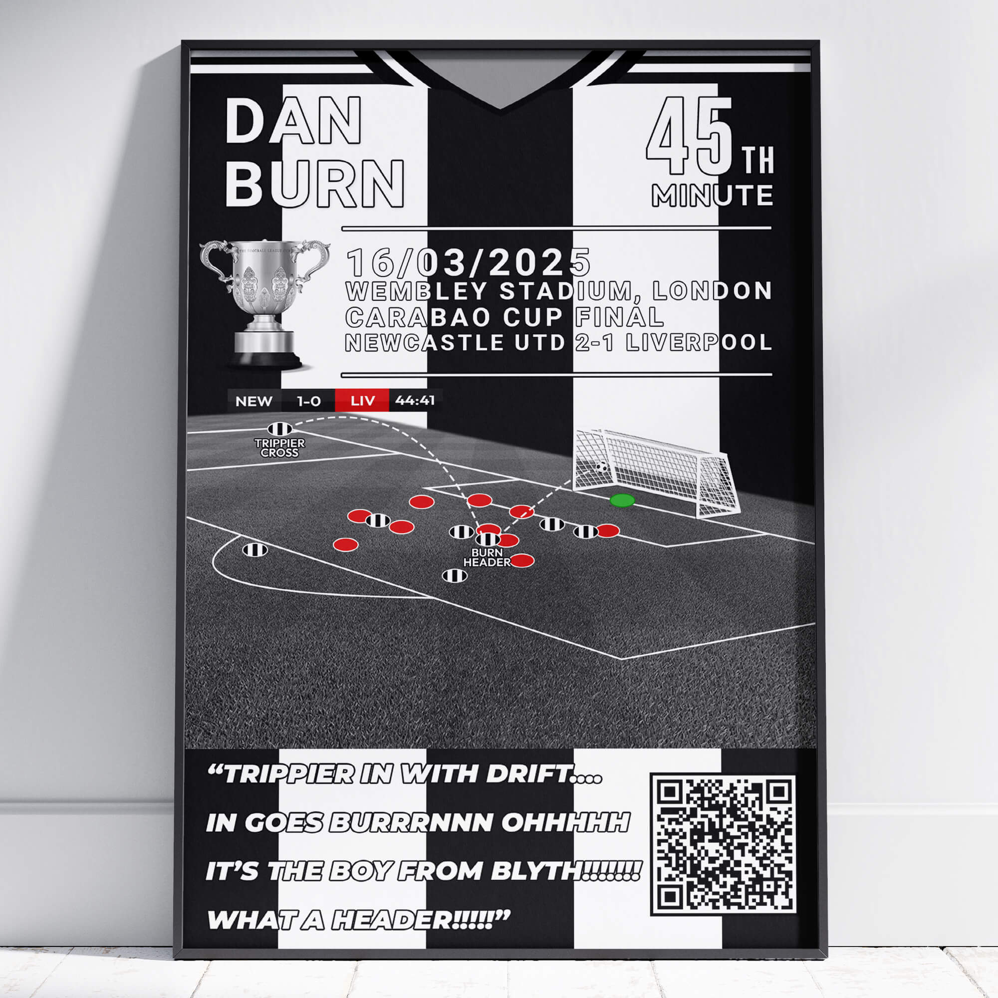 Dan Burn Scores Header in Cup Win Over Liverpool