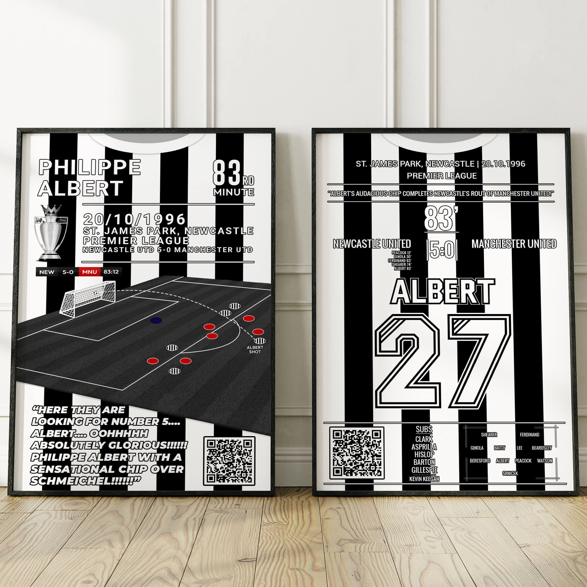 Albert's Chip Seal's 5-0 win v Utd