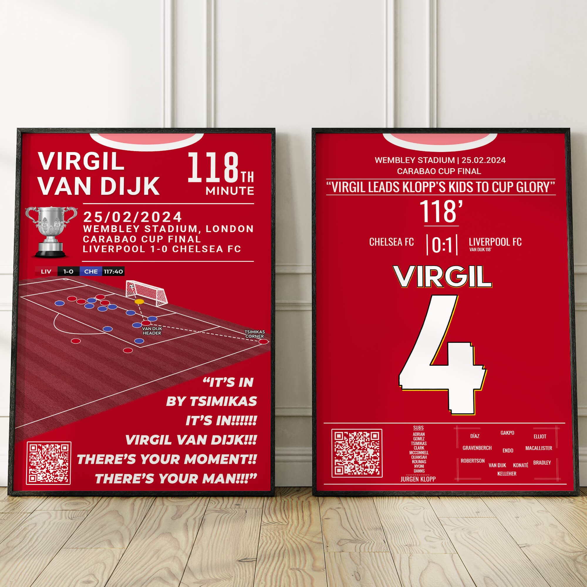 Virgil gewinnt den Pokal mit Klopps Kindern