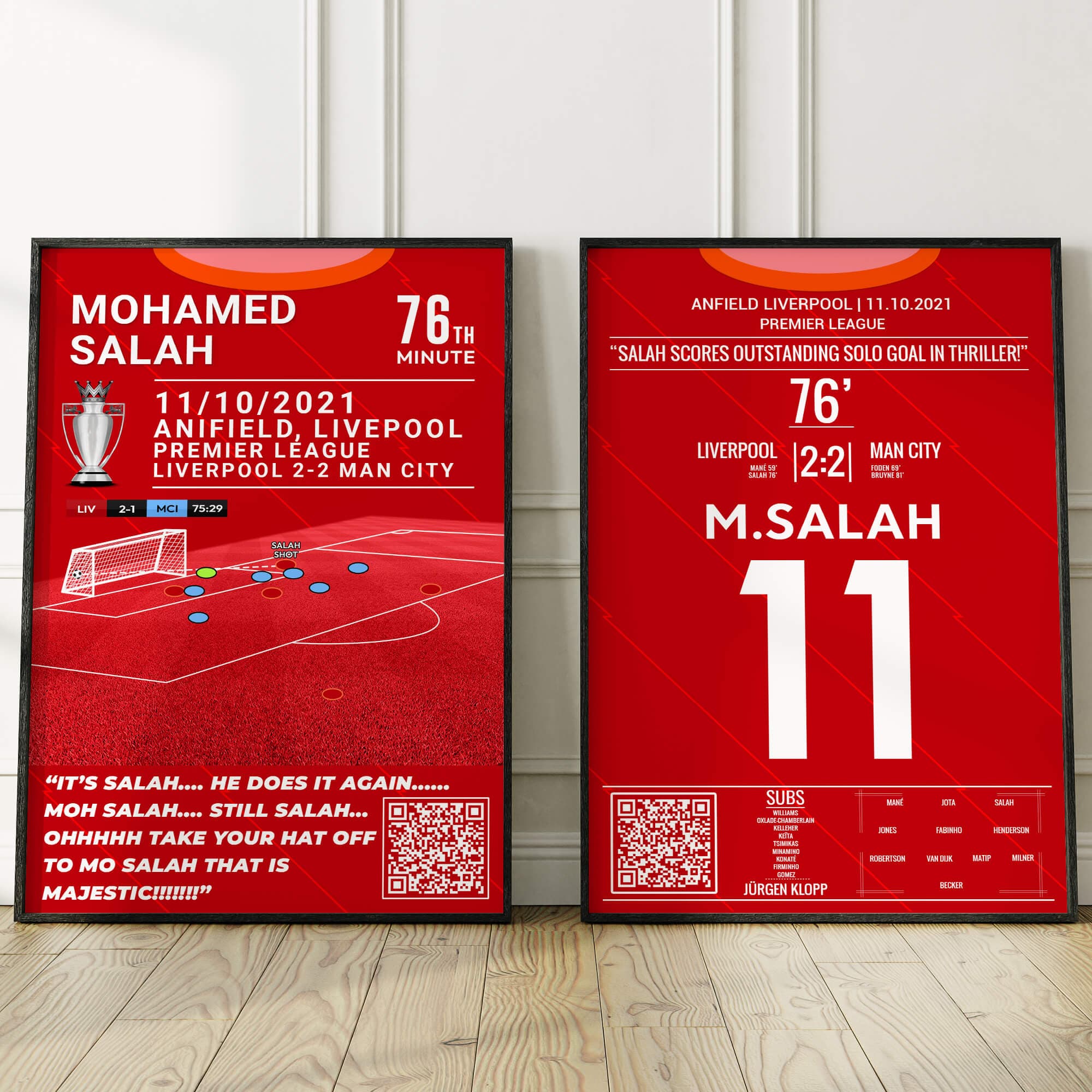 Salah erzielt atemberaubendes Solo-Tor gegen City (2021)