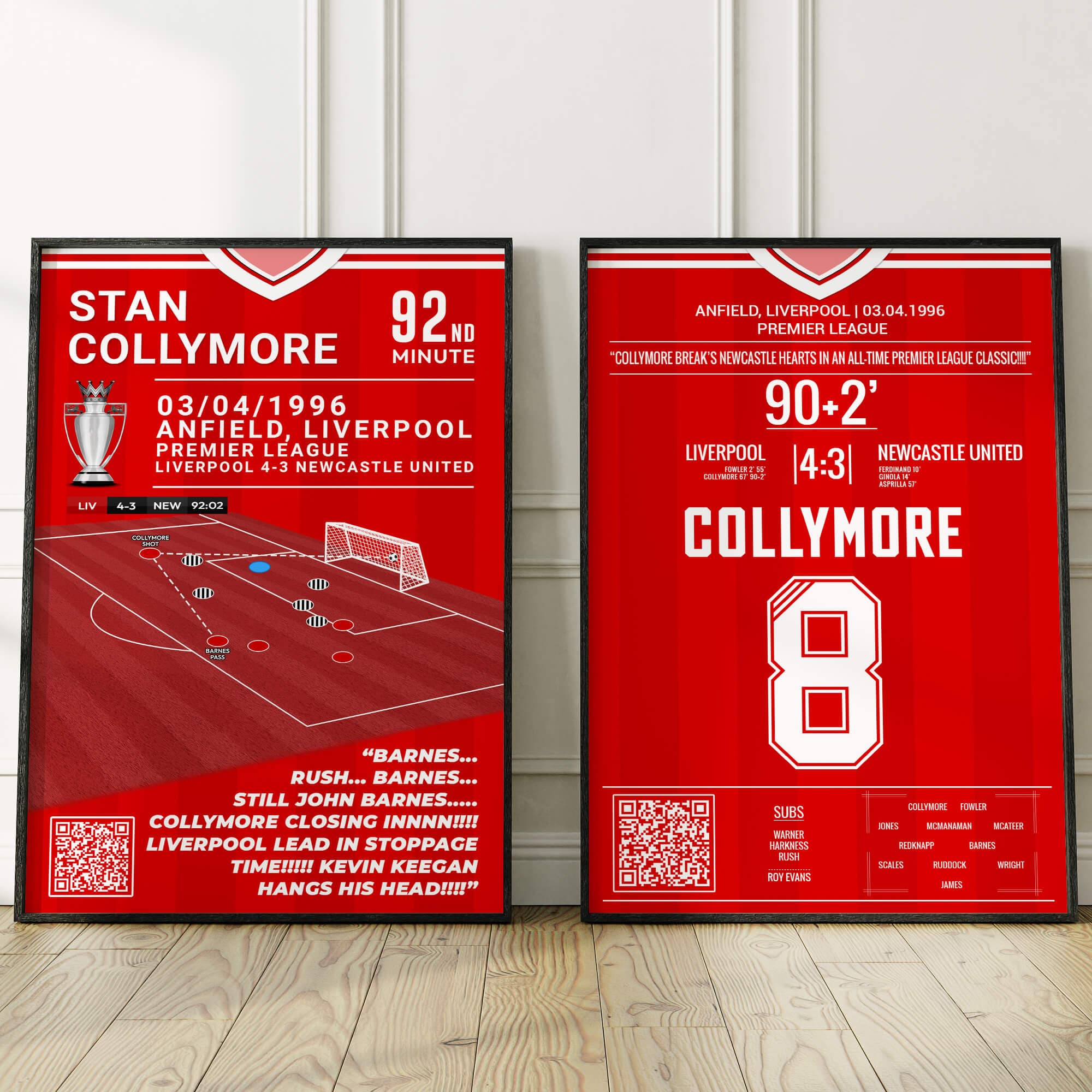 Collymore Scores 92. Siegtreffer, der Newcastles Herzen bricht (1996)