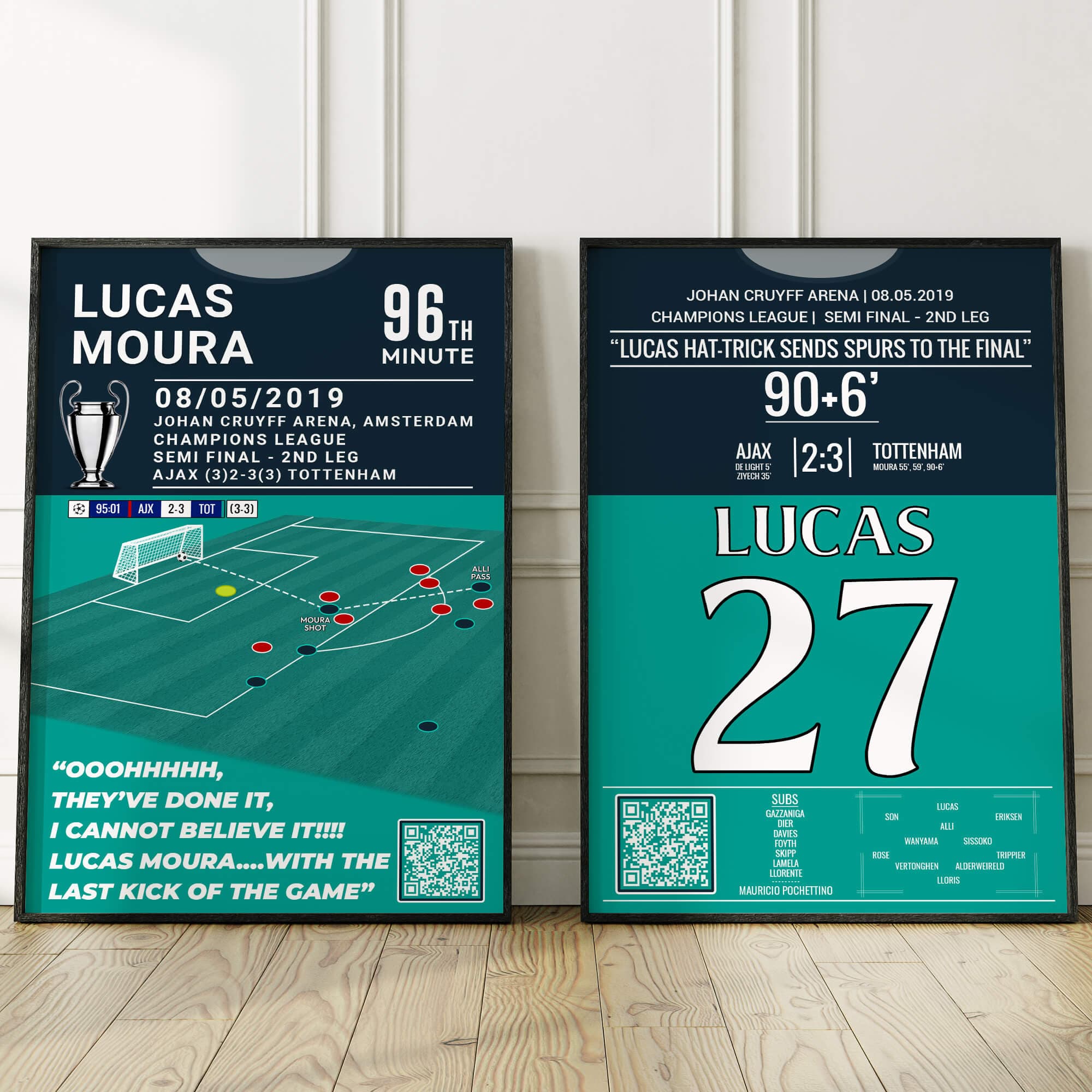 Lucas' letzter Kick des Spiels bringt Tottenham ins Champions-League-Finale