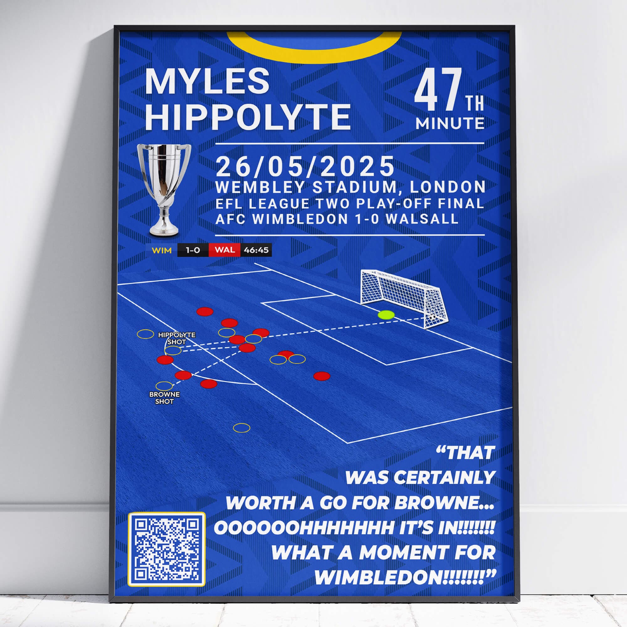 Hippolyte's Thunderbolt Send's Wimbledon To Play-Off Glory